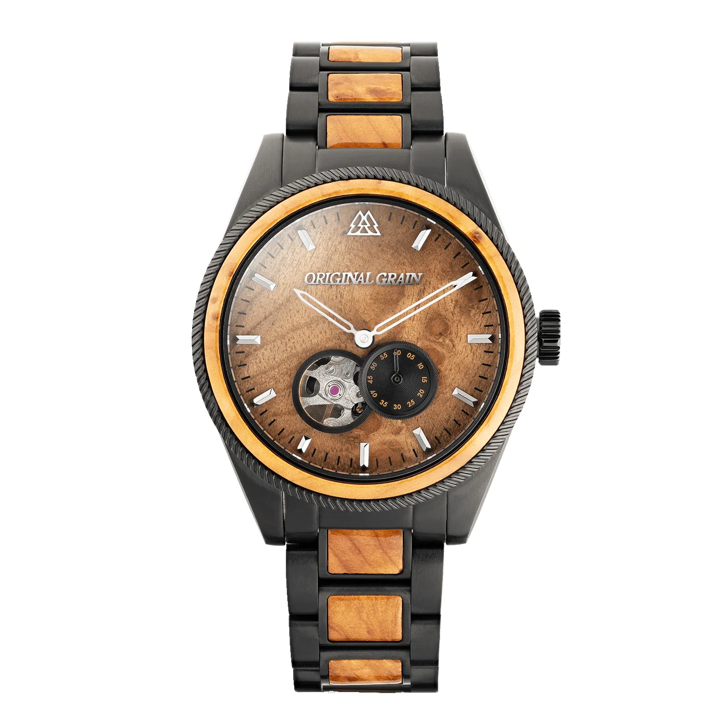 Burlwood Black Vintage Automatic 40mm sold by Original Grain