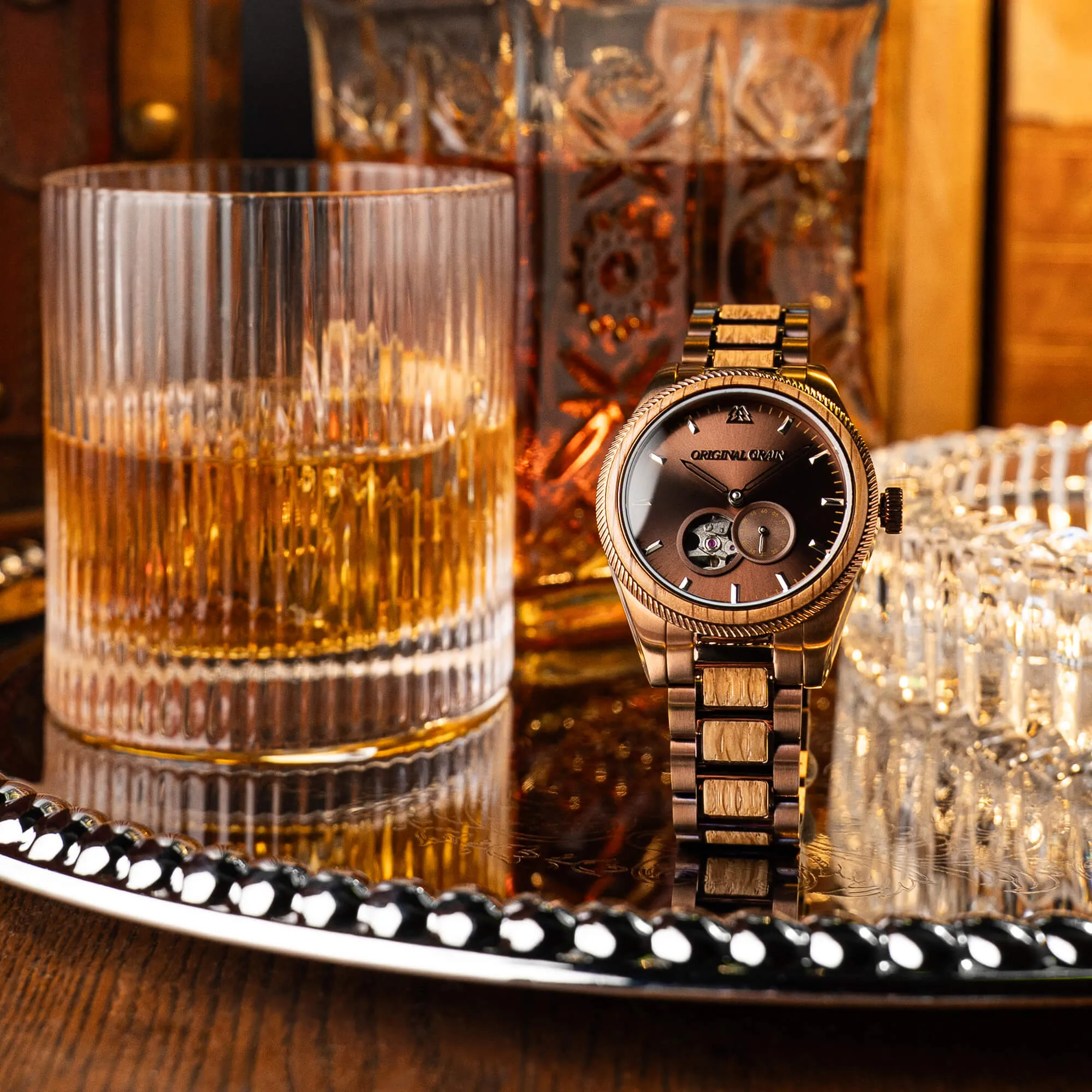 Whiskey Espresso Vintage Automatic 40mm sold by Original Grain product image thumbnail 5