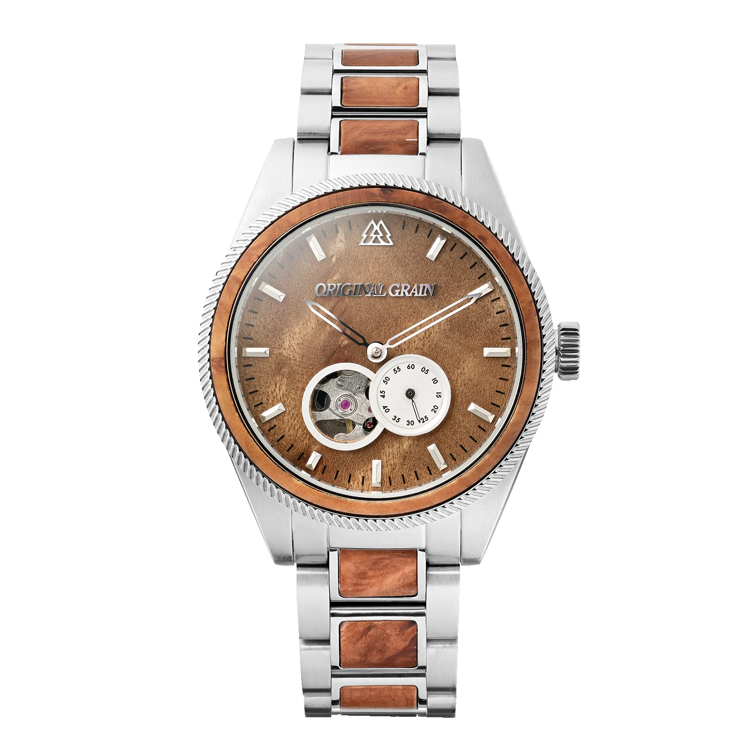 Burlwood Silver Vintage Automatic 40mm sold by Original Grain