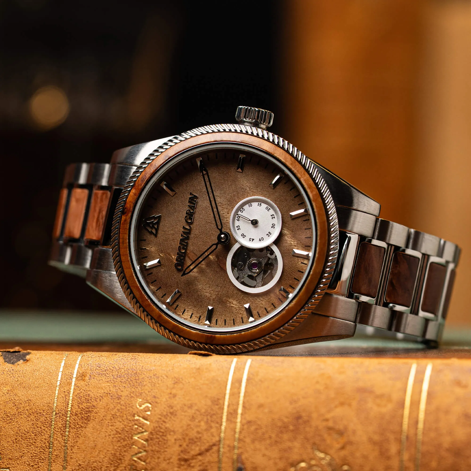 Burlwood Silver Vintage Automatic 40mm sold by Original Grain product image thumbnail 4