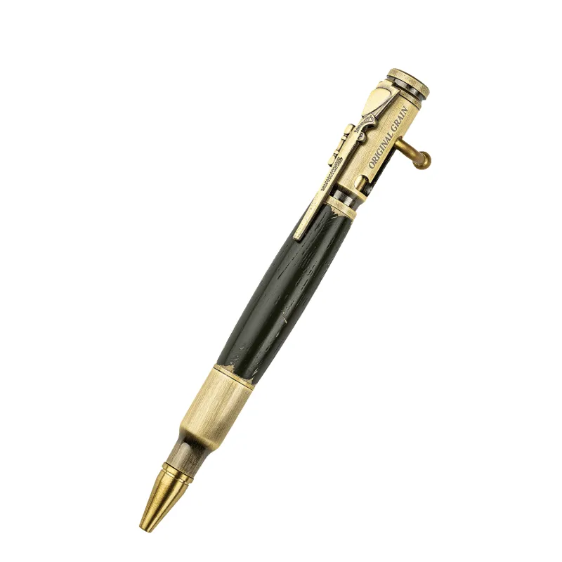Military Brass Bolt-Action Pen sold by Original Grain