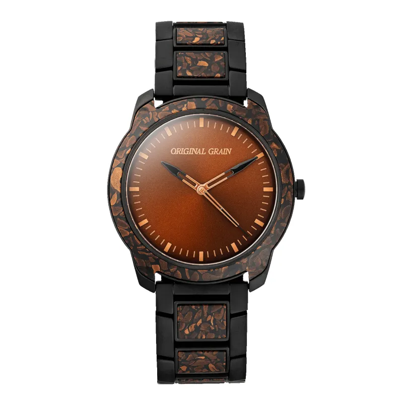 Coffee Black Resin 43mm sold by Original Grain