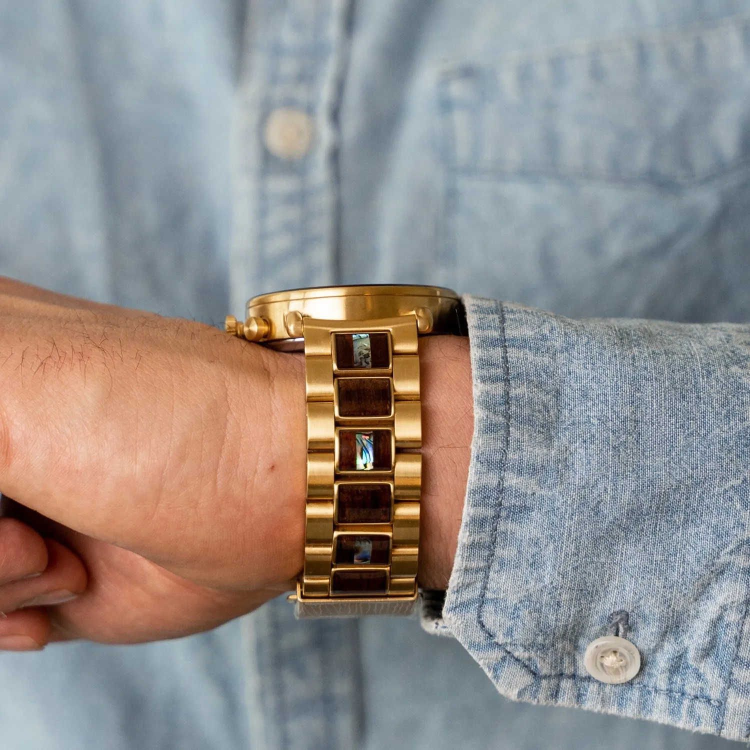 Taylor Guitars Gold Chrono 44mm sold by Original Grain product image thumbnail 4