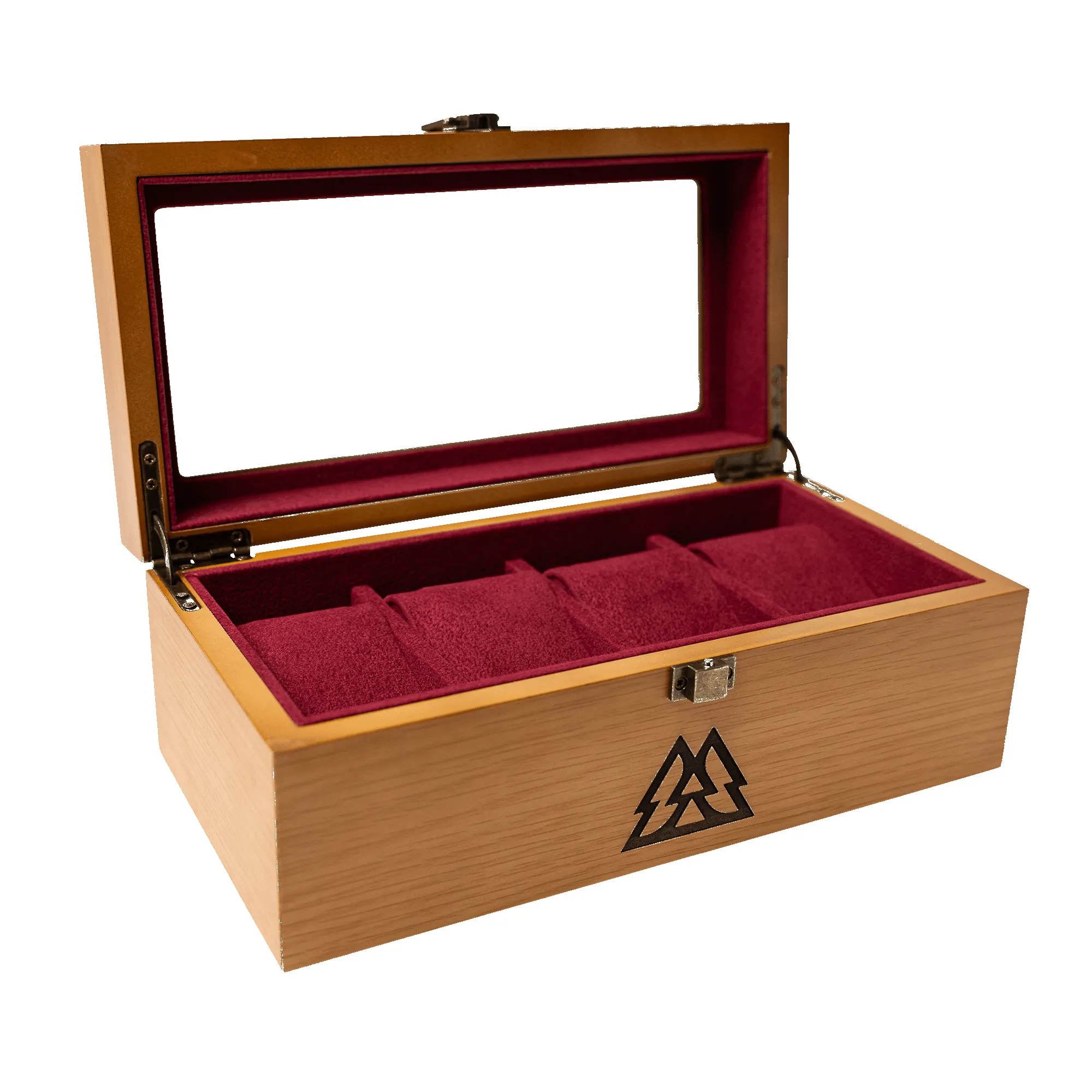 OG Oak 4 Watch Display sold by Original Grain