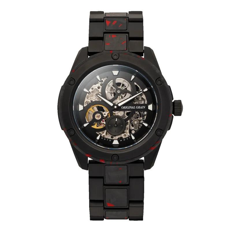 Forest Fire Red Rugged Auto 44mm sold by Original Grain