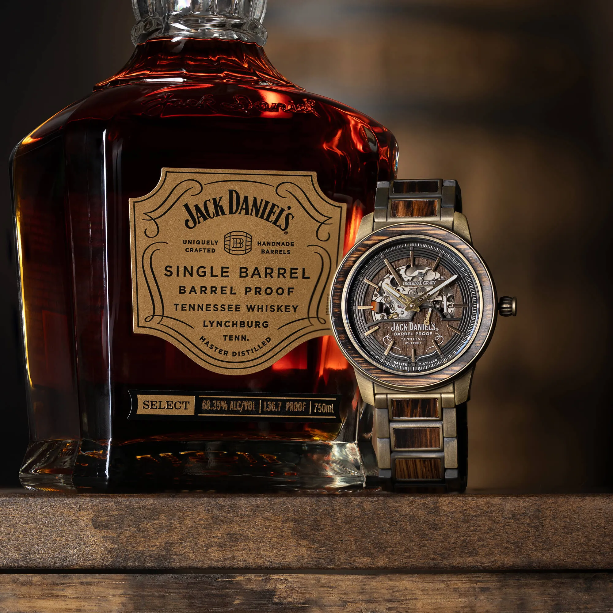 Jack Daniel's Barrel Proof Automatic 46mm sold by Original Grain product image thumbnail 2