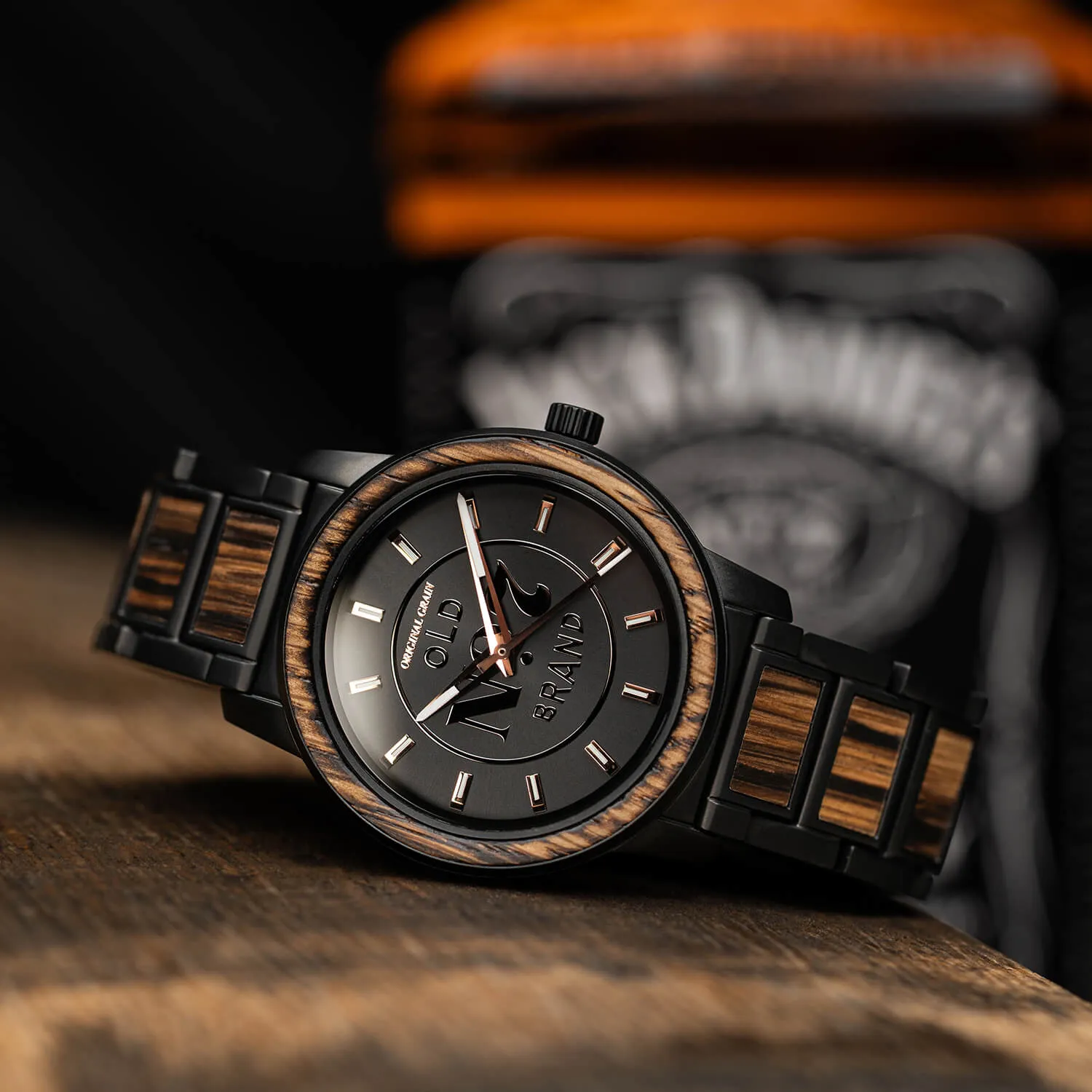 JACK DANIEL'S BLACK WOMENS BARREL 36MM sold by Original Grain product image thumbnail 4