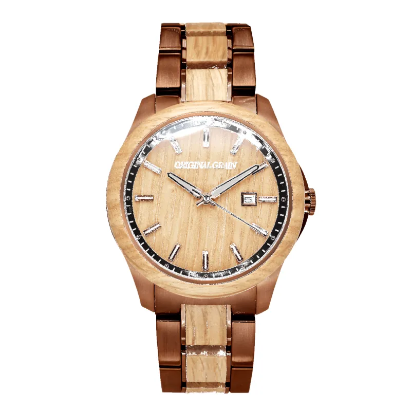 Whiskey Espresso Classic 43mm sold by Original Grain