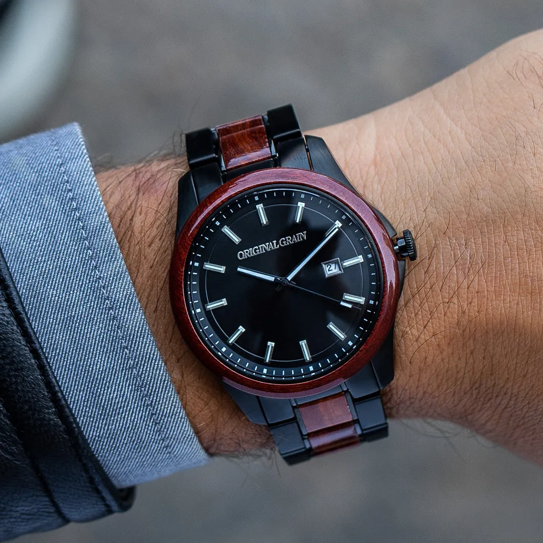 Rosewood Black Classic 43mm sold by Original Grain product image thumbnail 3