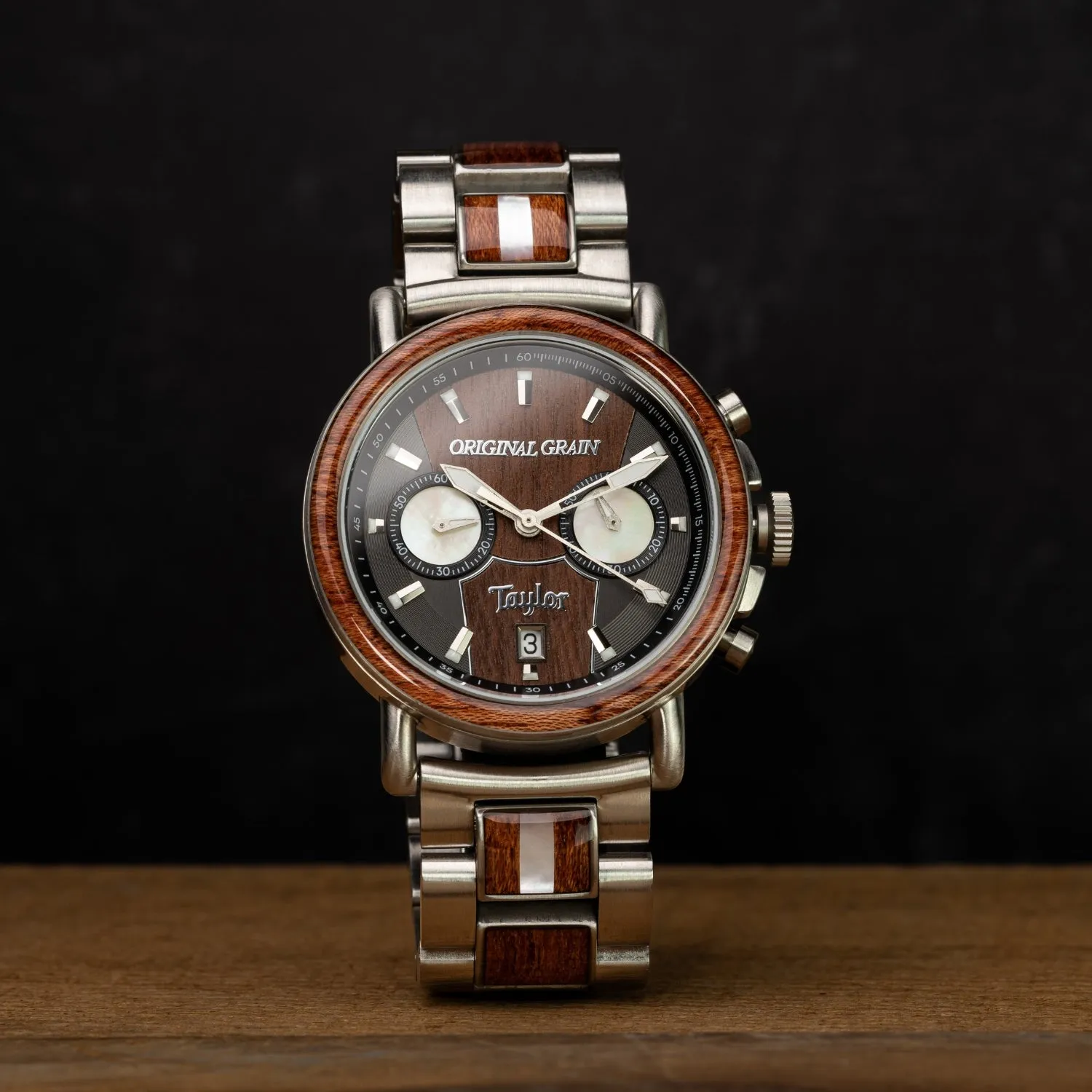 Taylor Guitars Urban Iron Bark Chrono 44mm sold by Original Grain product image thumbnail 2