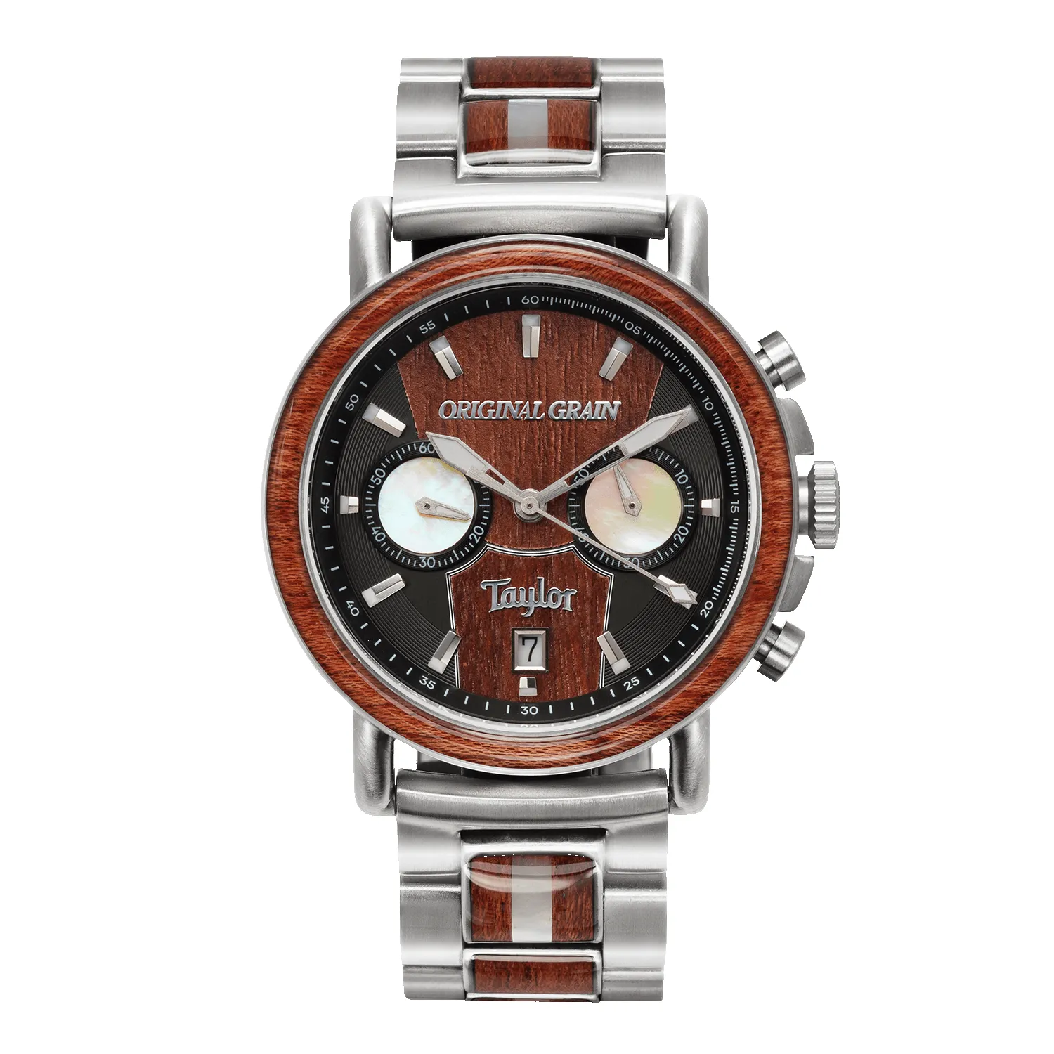 Taylor Guitars Urban Iron Bark Chrono 44mm sold by Original Grain