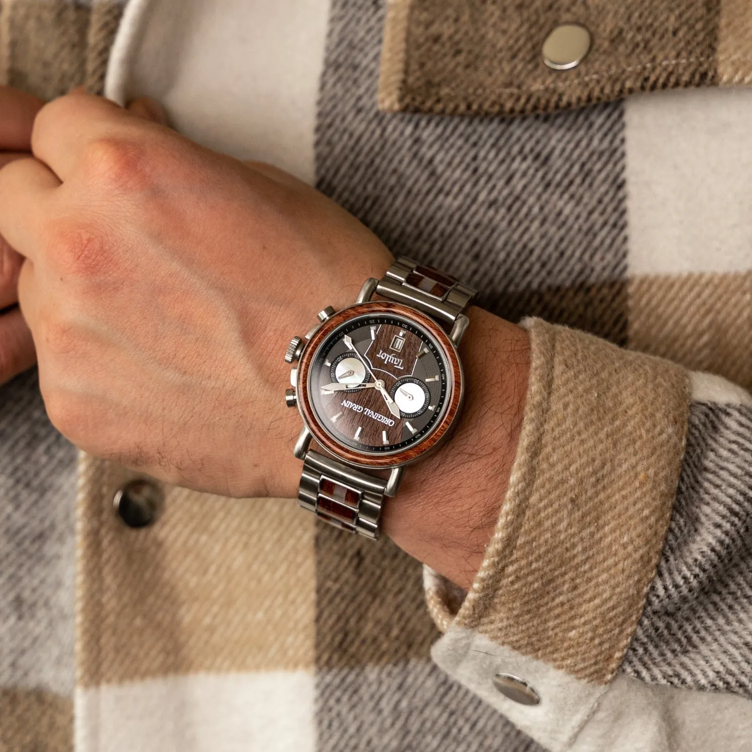 Taylor Guitars Urban Iron Bark Chrono 44mm sold by Original Grain product image thumbnail 4