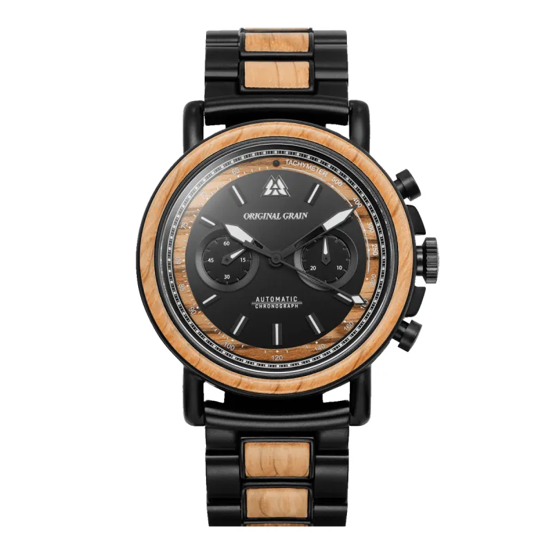 Whiskey Black Chrono Mechanical 44mm sold by Original Grain