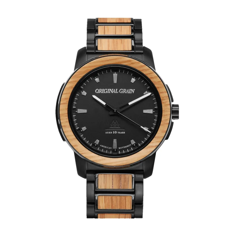 American Heritage Bourbon Barrels Black 42mm sold by Original Grain