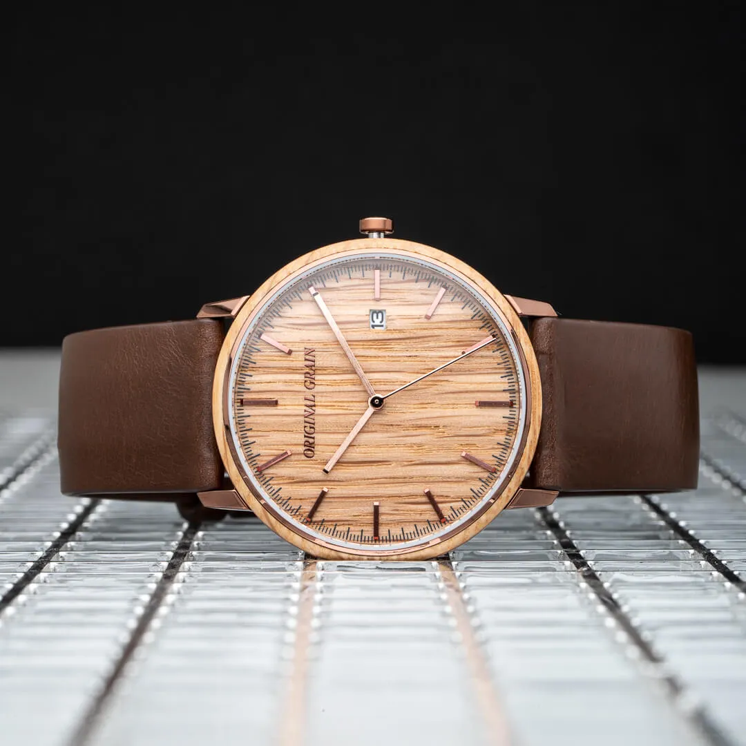 Whiskey Espresso Modern Minimal 40mm sold by Original Grain product image thumbnail 2