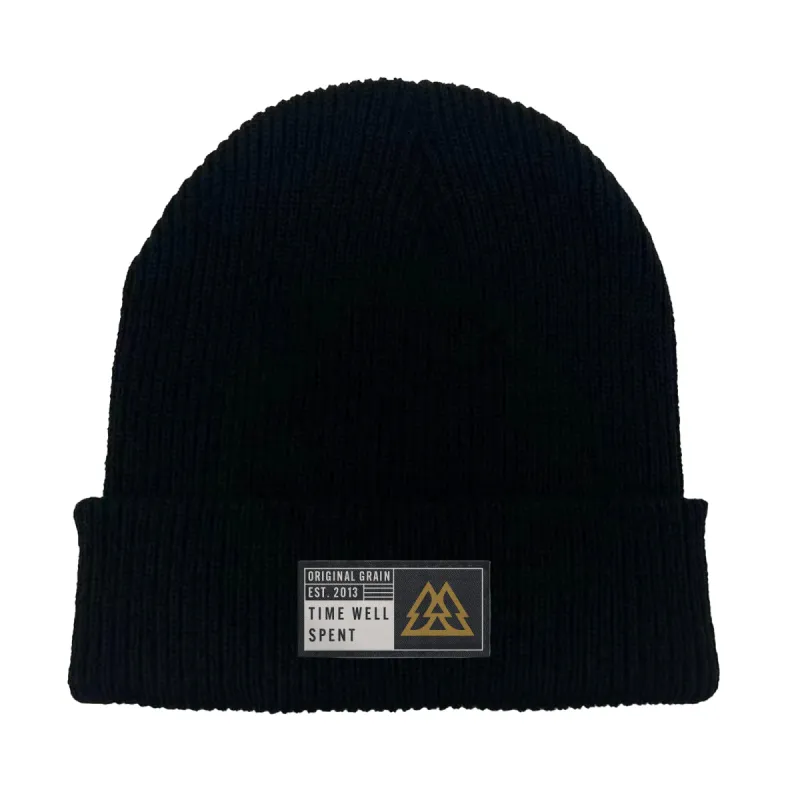 Black OG Beanie sold by Original Grain