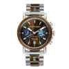 Limited Edition Cameroon Ebony Taylor Guitar Stainless Steel Chrono 44mm sold by Original Grain