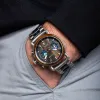 Limited Edition Cameroon Ebony Taylor Guitar Stainless Steel Chrono 44mm sold by Original Grain