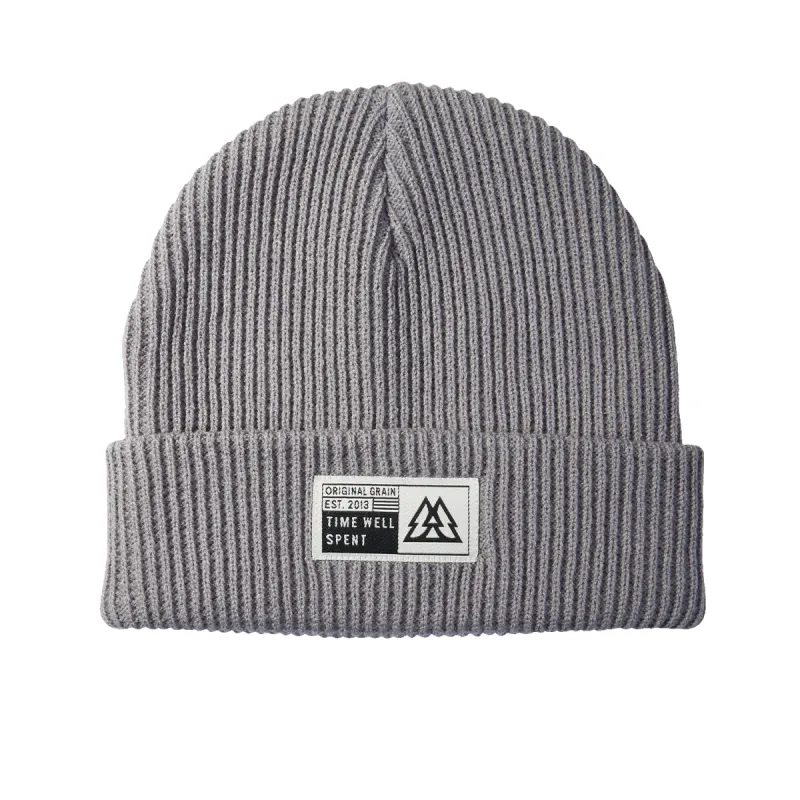 Grey OG Beanie sold by Original Grain