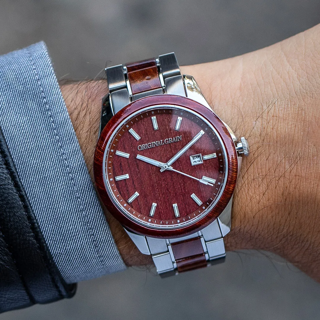 Rosewood Silver Classic 43mm sold by Original Grain product image thumbnail 5