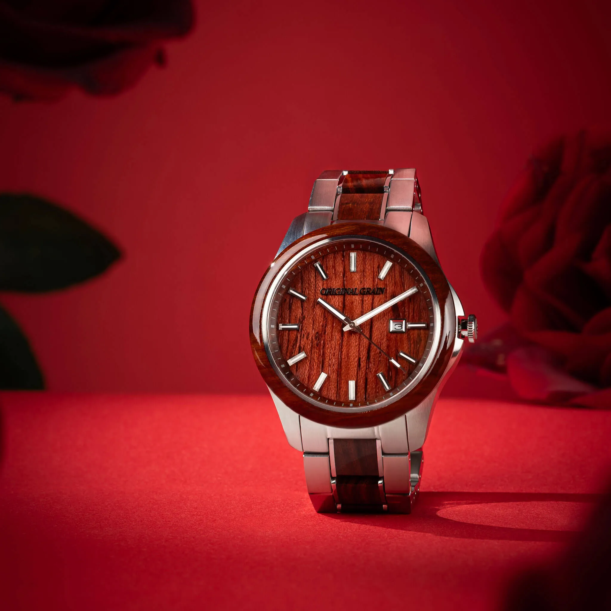 Rosewood Silver Classic 43mm sold by Original Grain product image thumbnail 2