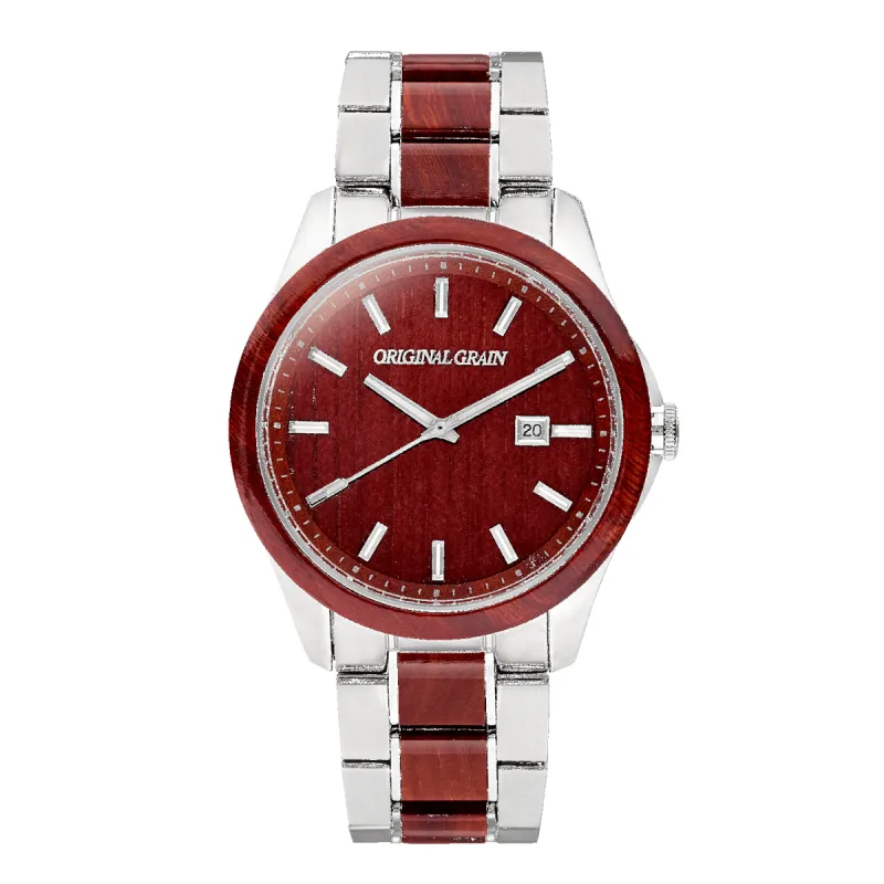 Rosewood Silver Classic 43mm sold by Original Grain