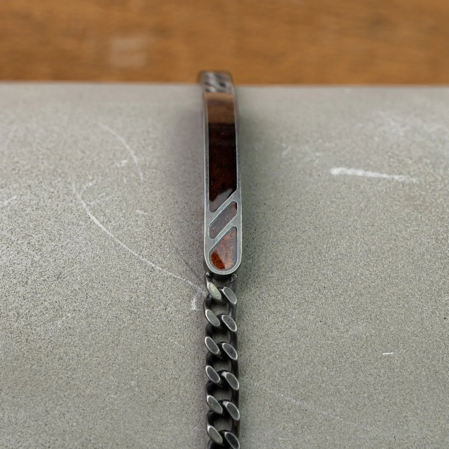 Koa Stonewashed Curb Bracelet sold by Original Grain product image thumbnail 5