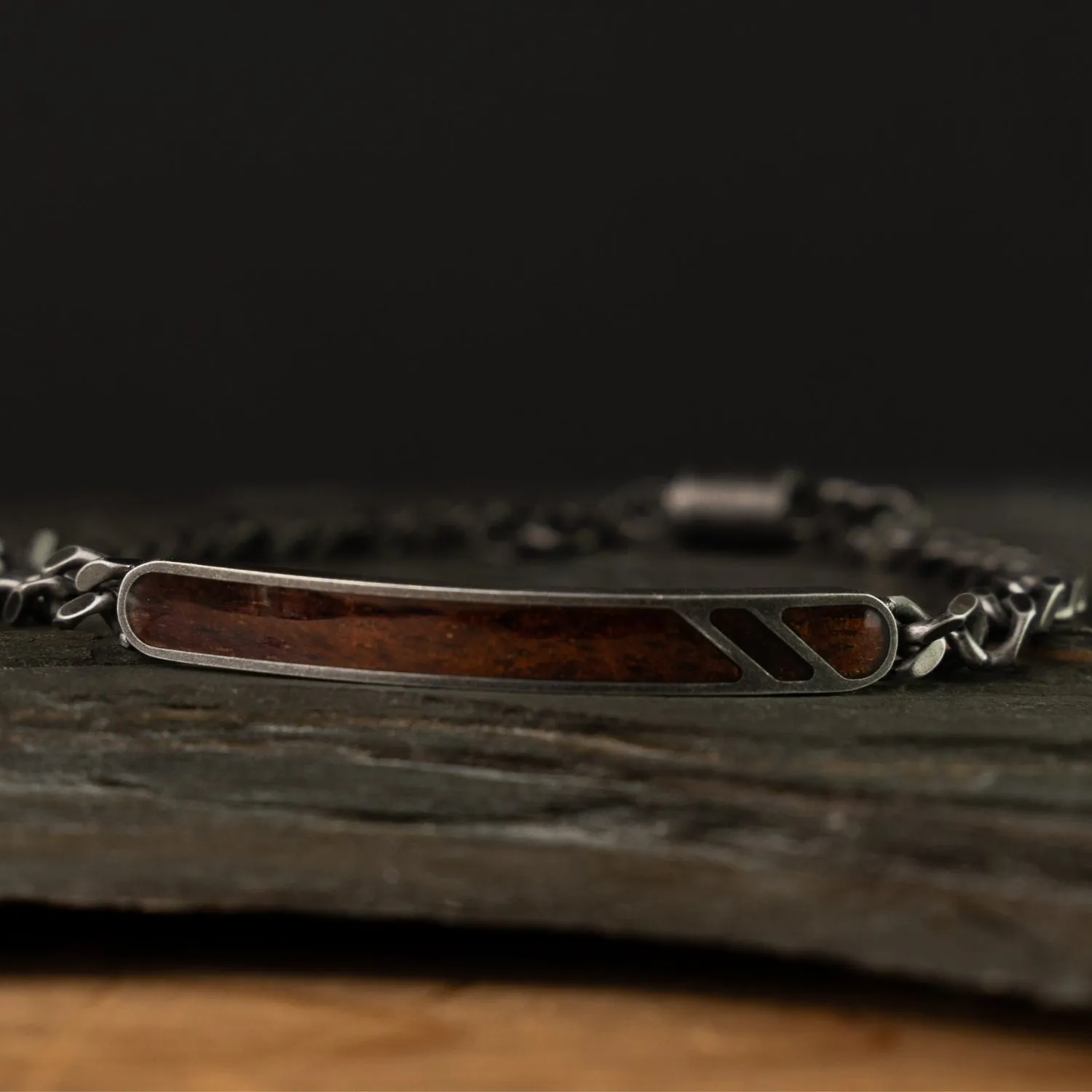 Koa Stonewashed Curb Bracelet sold by Original Grain product image thumbnail 4