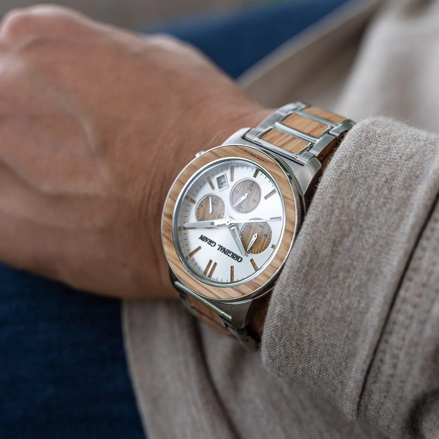 Brewmaster Silver Barrel Chrono 42mm sold by Original Grain product image thumbnail 3