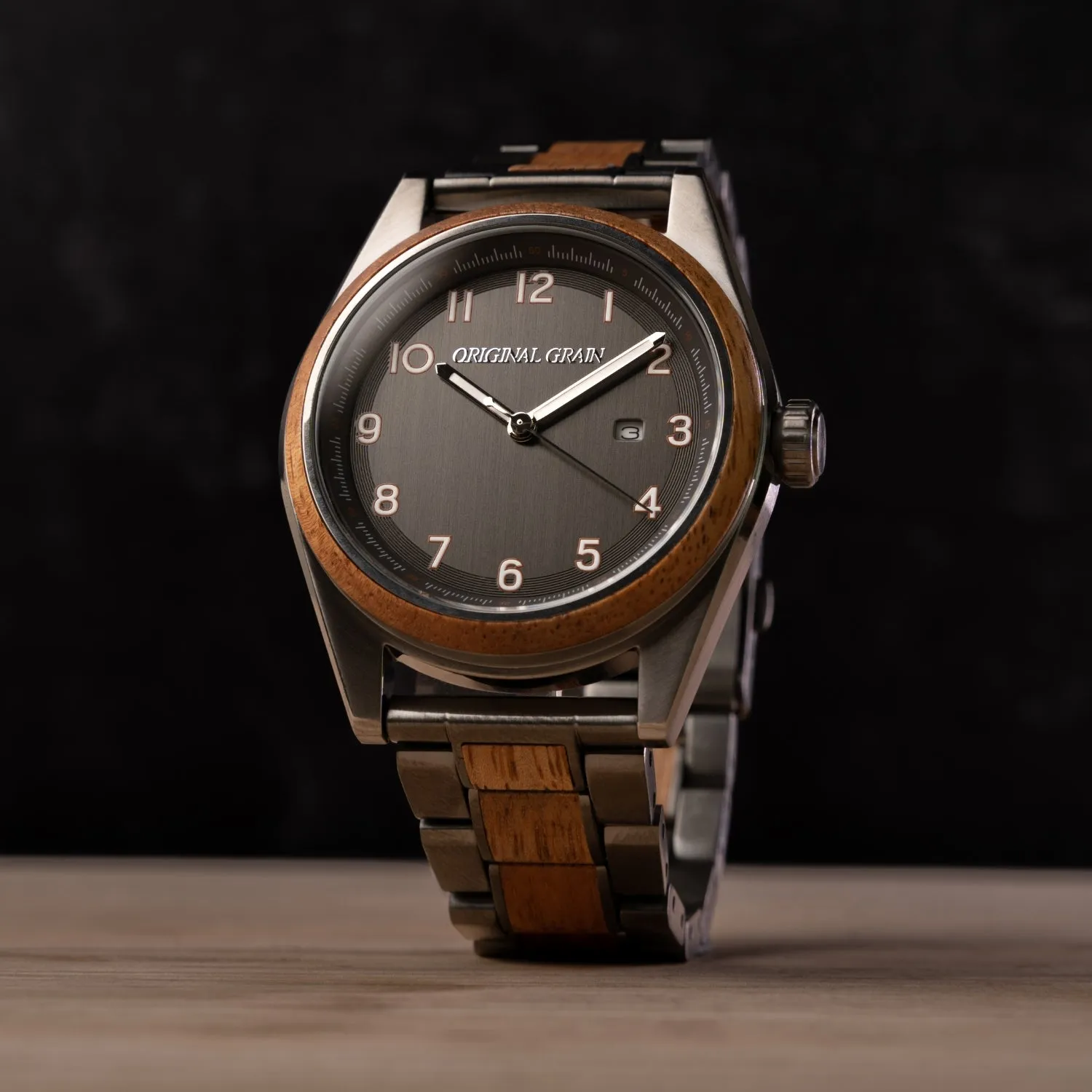 Mahogany Gunmetal Nomad 42mm sold by Original Grain product image thumbnail 3