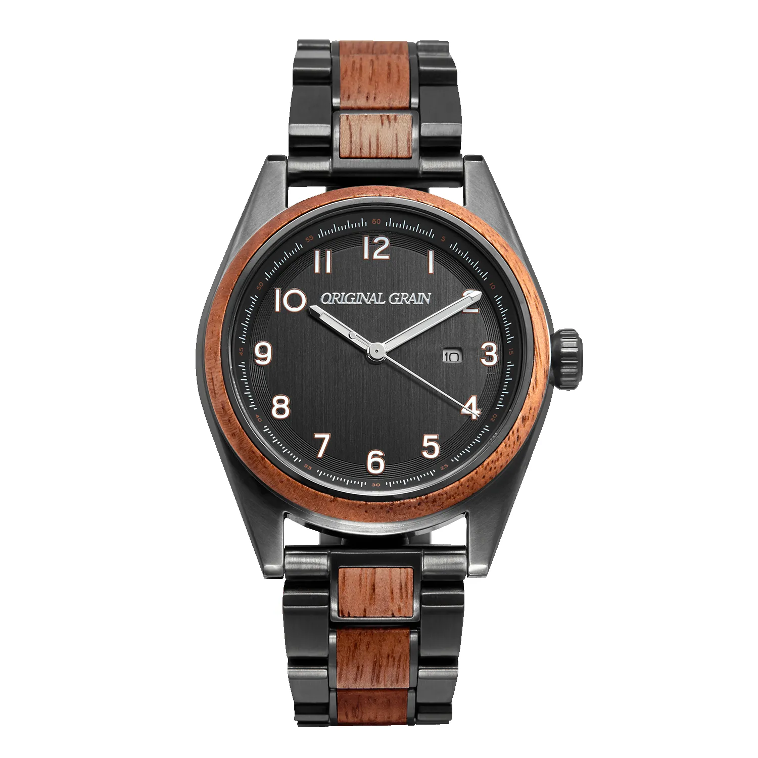 Mahogany Gunmetal Nomad 42mm sold by Original Grain