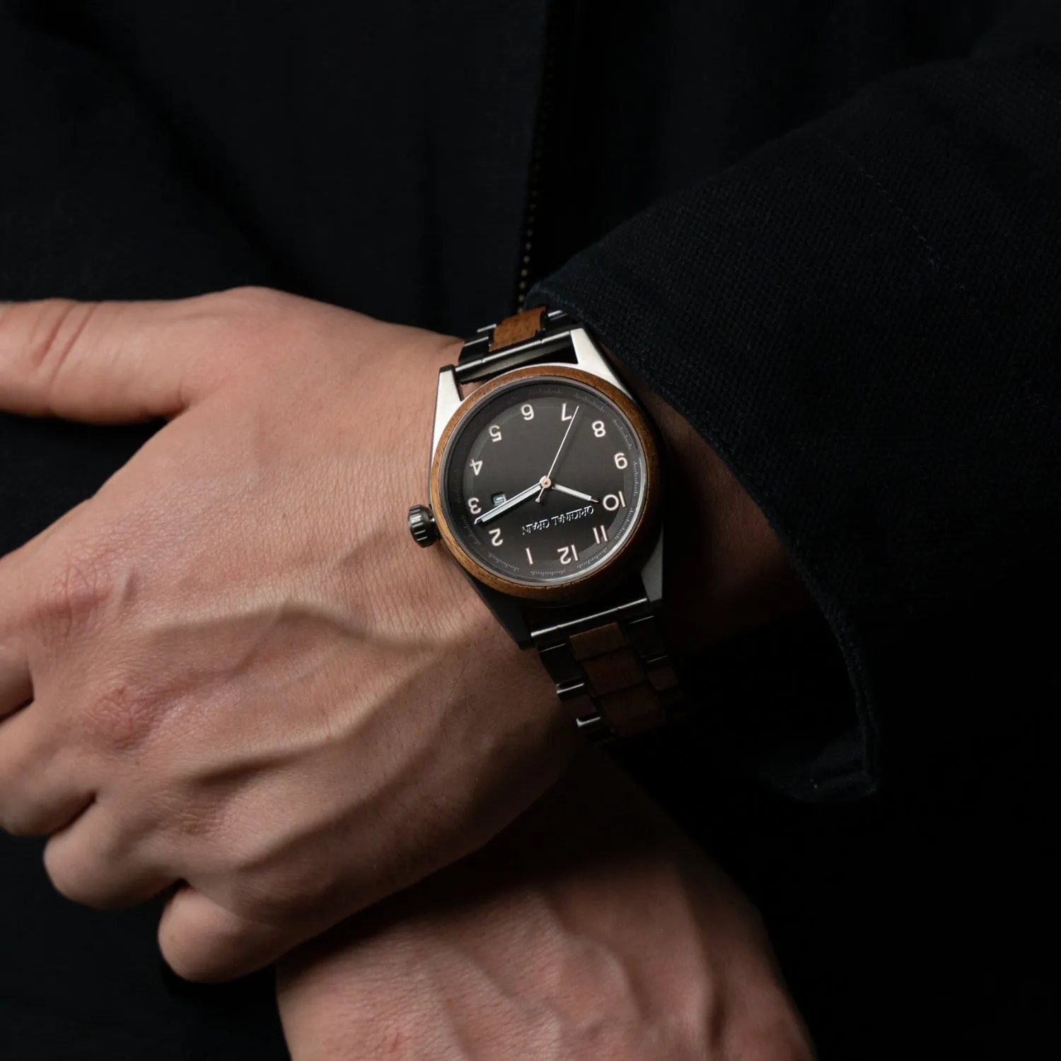 Mahogany Gunmetal Nomad 42mm sold by Original Grain product image thumbnail 2