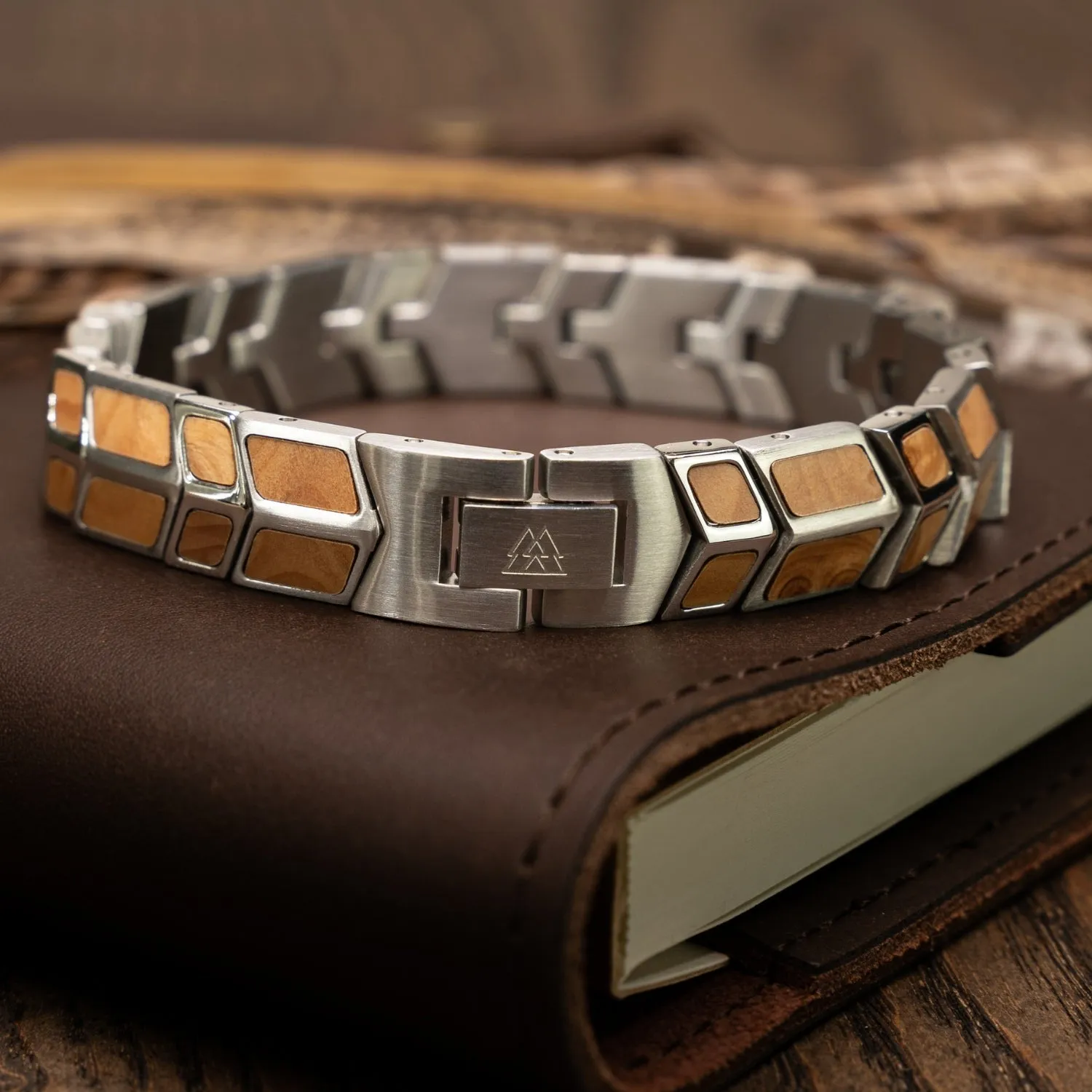 Burlwood Silver Arrow Bracelet sold by Original Grain product image thumbnail 3