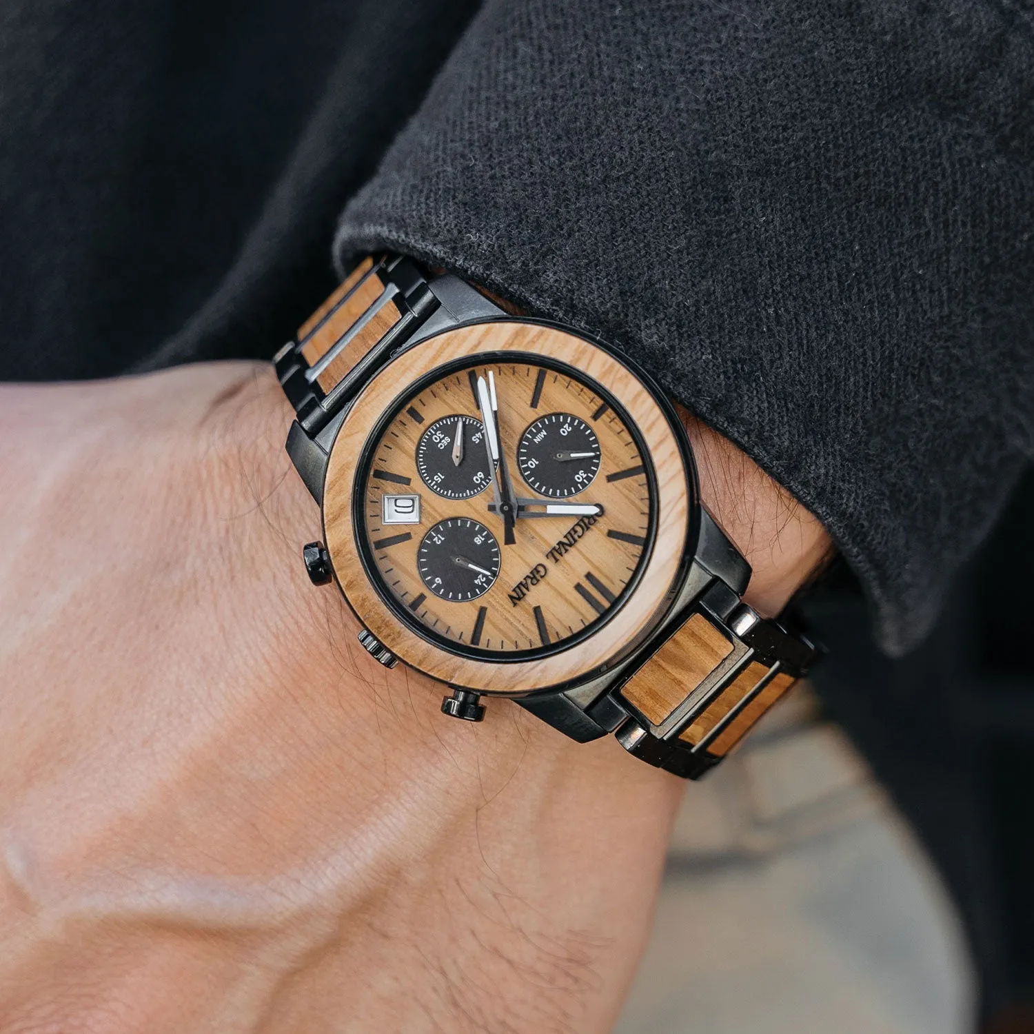 Whiskey Black Barrel Chrono 42mm sold by Original Grain product image thumbnail 2