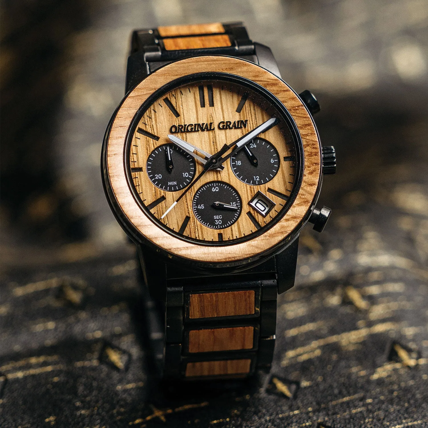Whiskey Black Barrel Chrono 42mm sold by Original Grain product image thumbnail 3