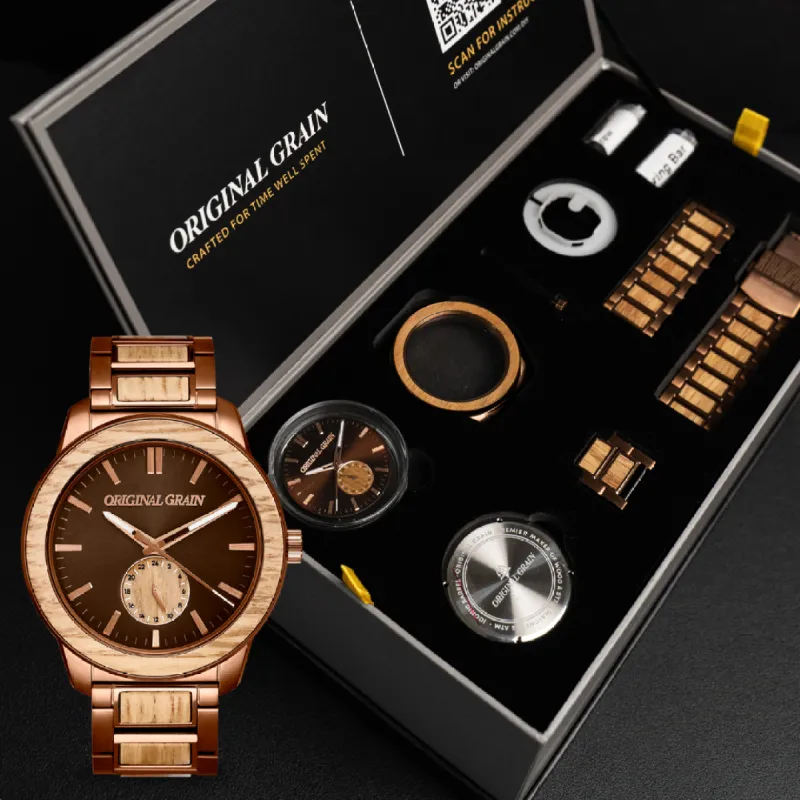 Whiskey Espresso Barrel 46mm DIY Kit sold by Original Grain