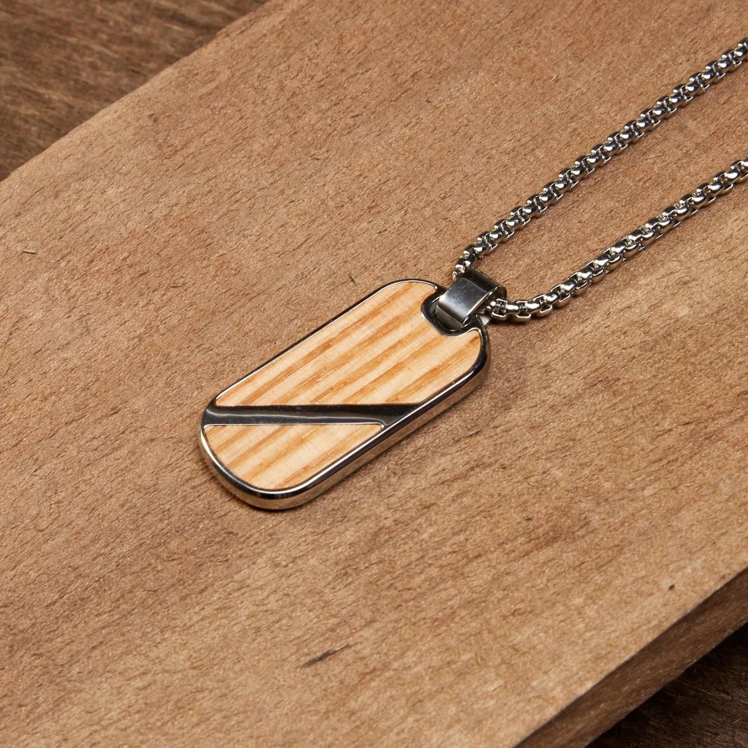 Brewmaster Silver Pendant Necklace sold by Original Grain product image thumbnail 4