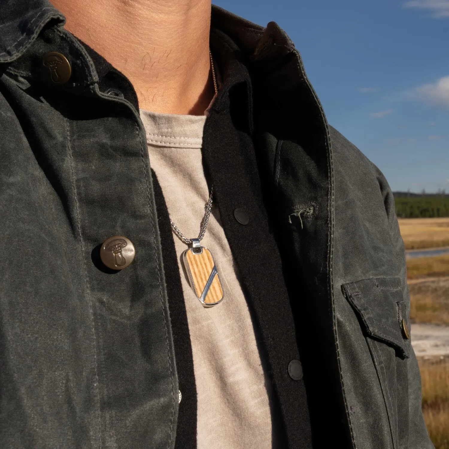 Brewmaster Silver Pendant Necklace sold by Original Grain product image thumbnail 2