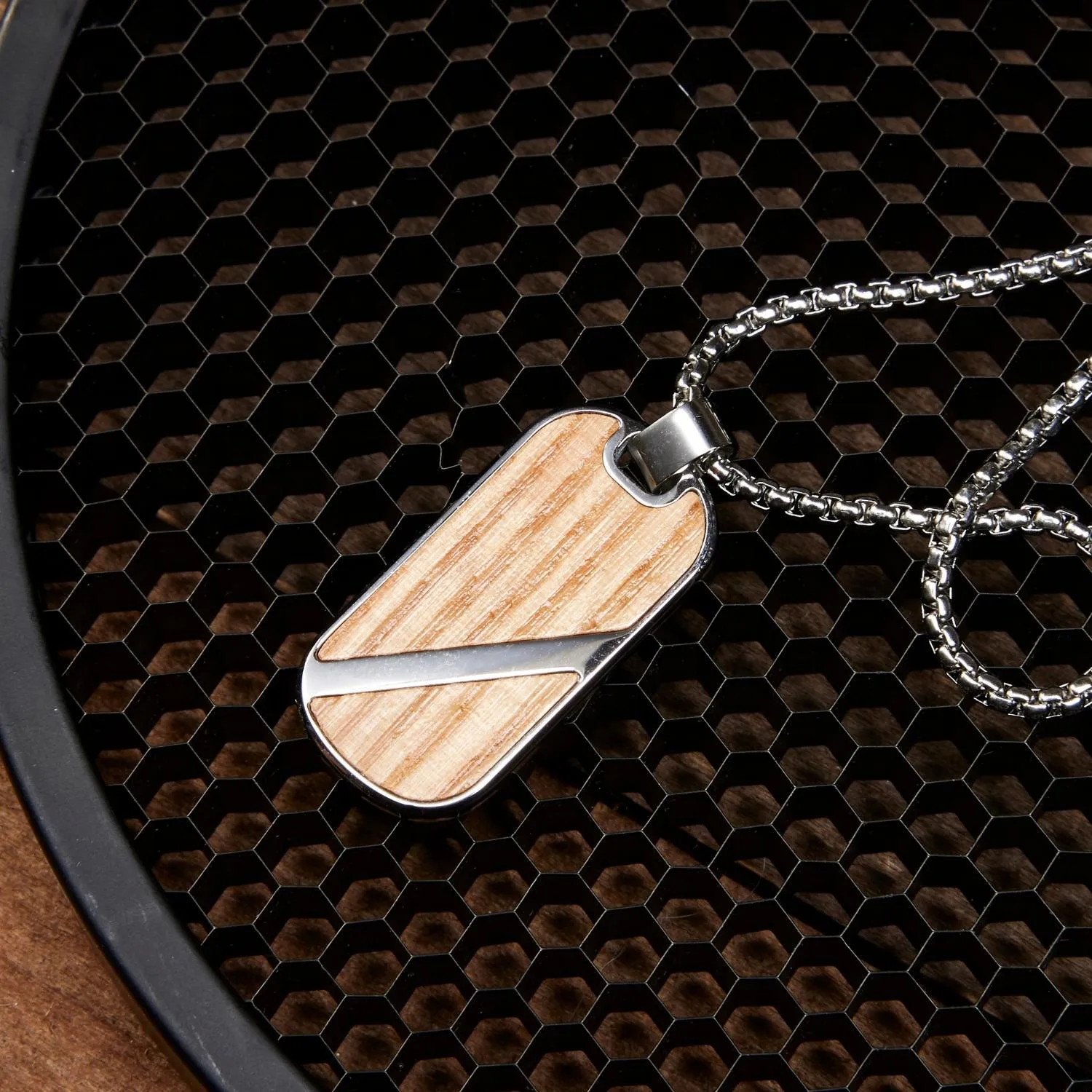 Brewmaster Silver Pendant Necklace sold by Original Grain product image thumbnail 3