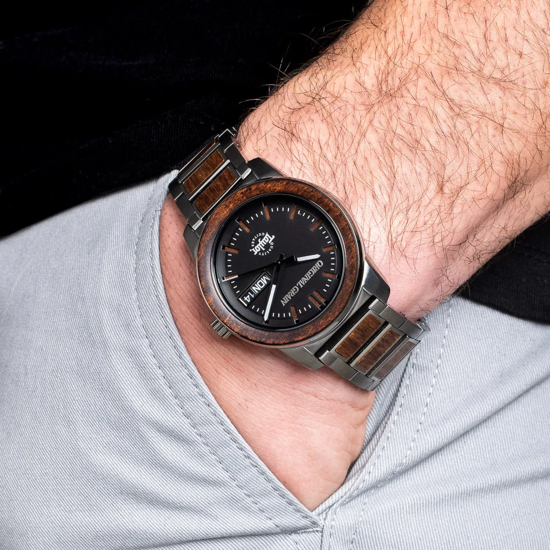 Urban Ash Taylor Guitar Gunmetal Barrel 42mm sold by Original Grain product image thumbnail 3