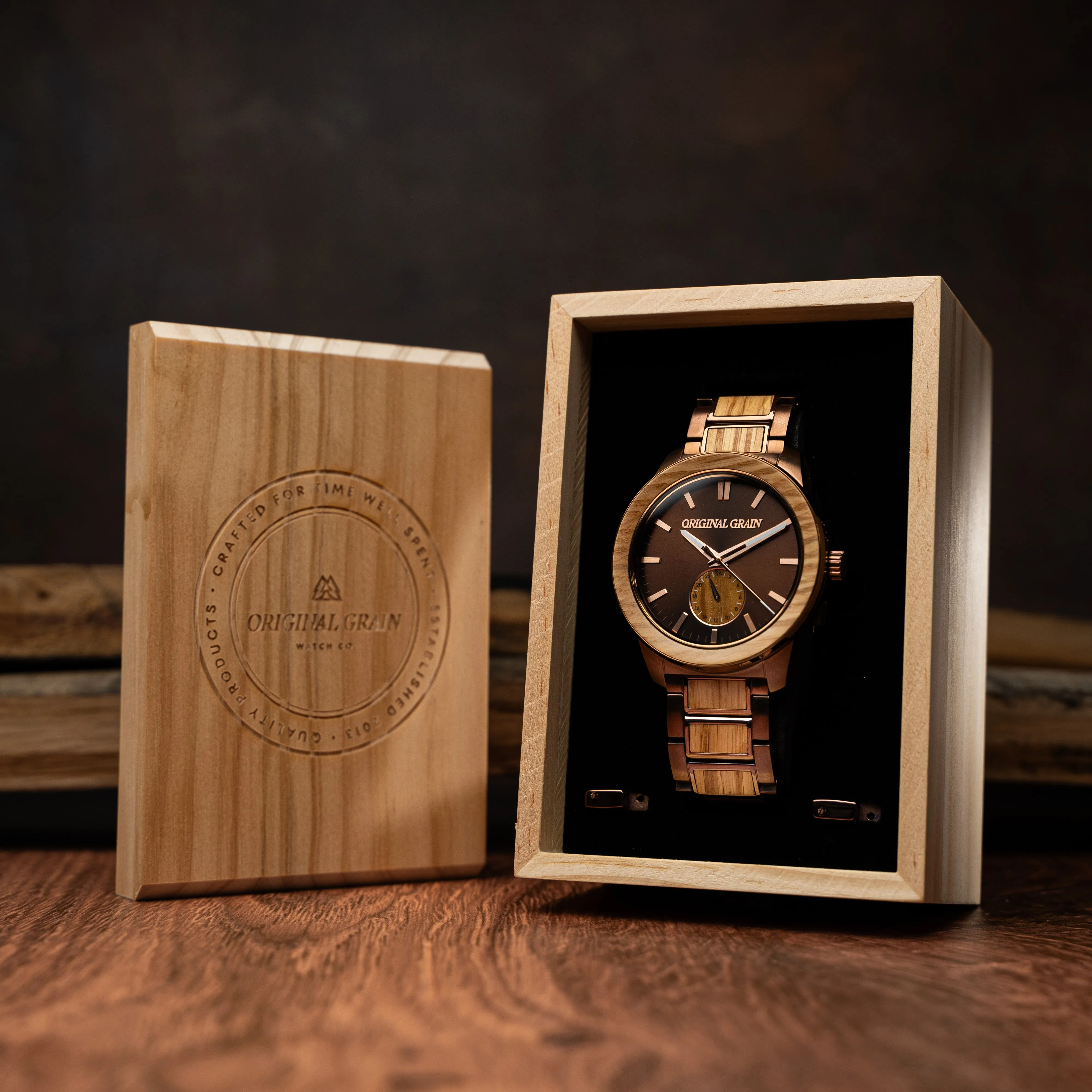 Whiskey Espresso Barrel 46mm sold by Original Grain product image thumbnail 3