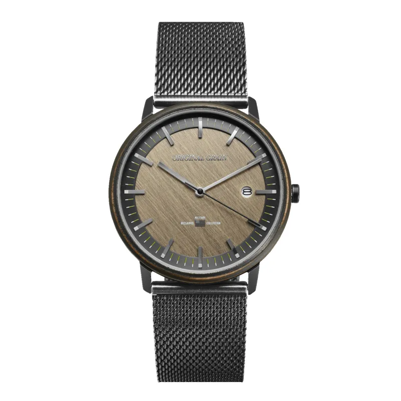 Military Stonewashed Modern Minimal 40mm sold by Original Grain
