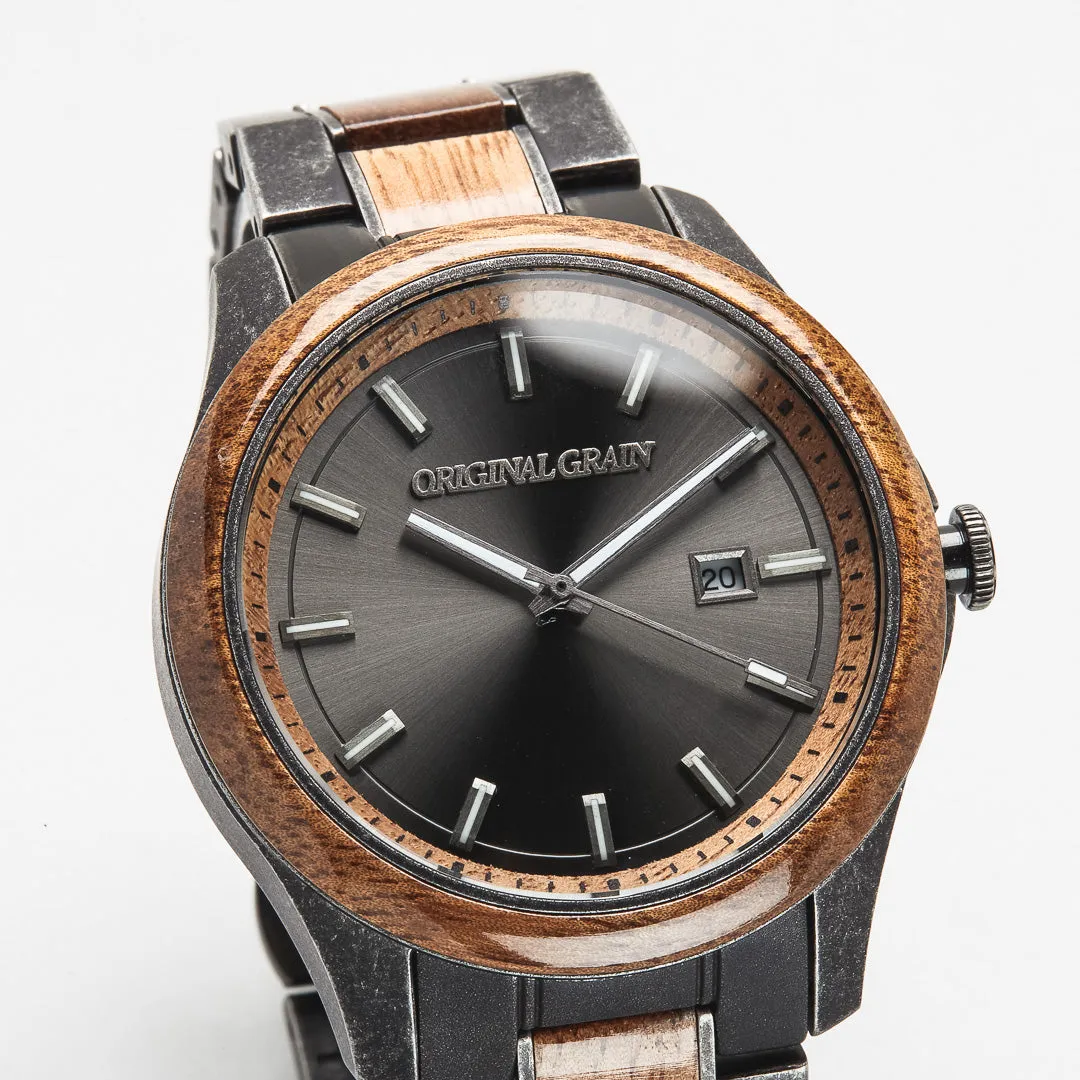 Koa Stonewashed Steel Classic 43mm sold by Original Grain product image thumbnail 4