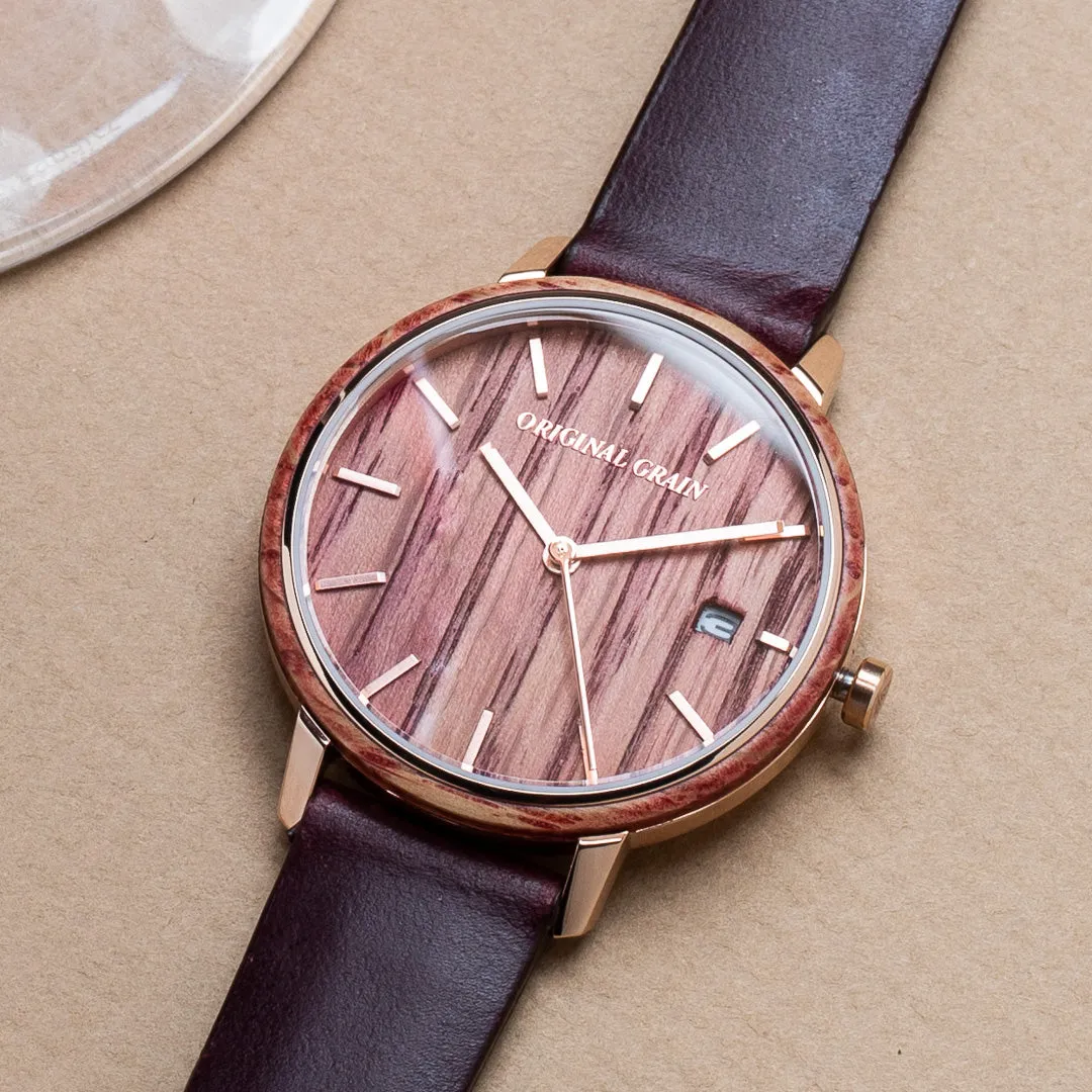 Wine Stained Oak Gold Modern Minimal 36mm sold by Original Grain product image thumbnail 5