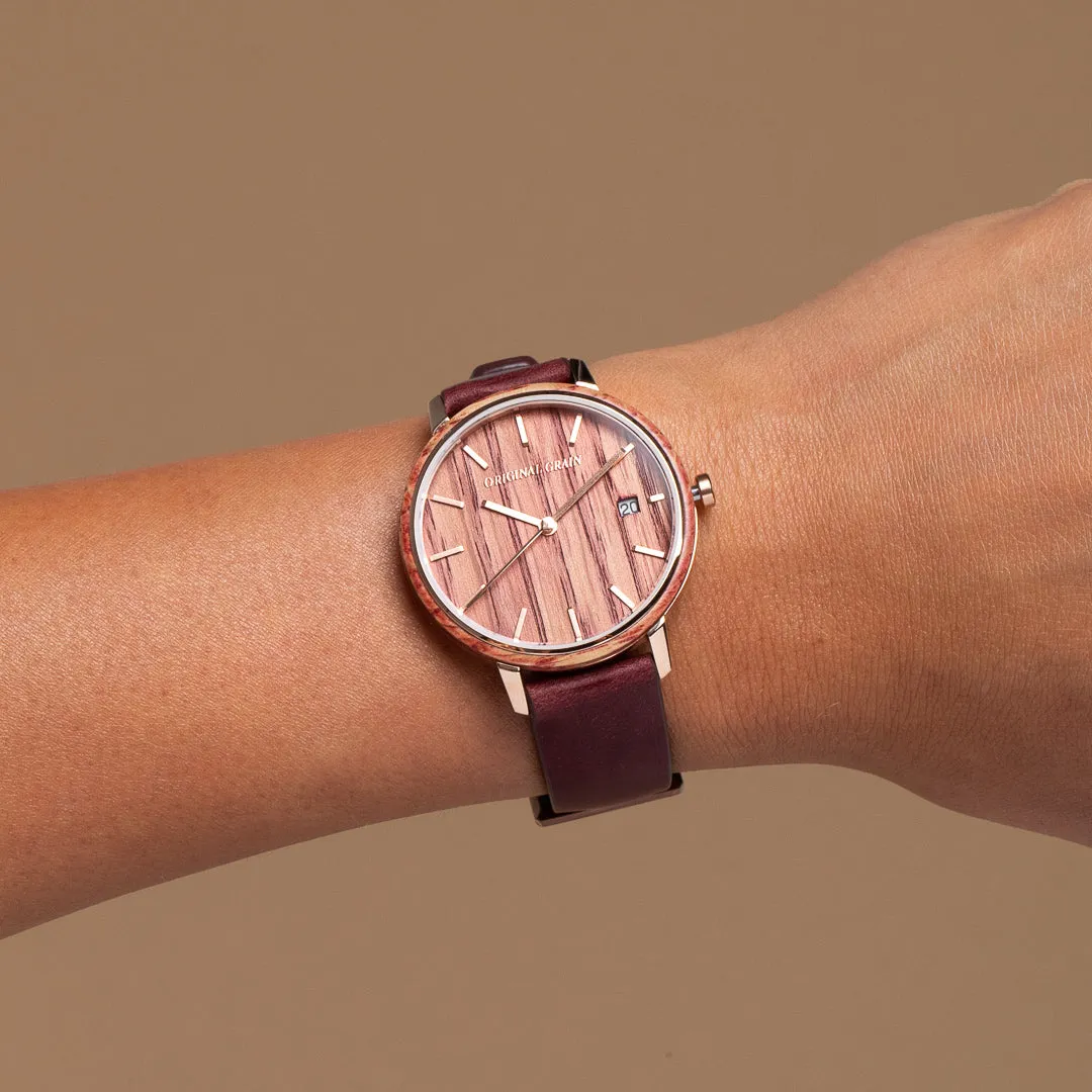 Wine Stained Oak Gold Modern Minimal 36mm sold by Original Grain product image thumbnail 3