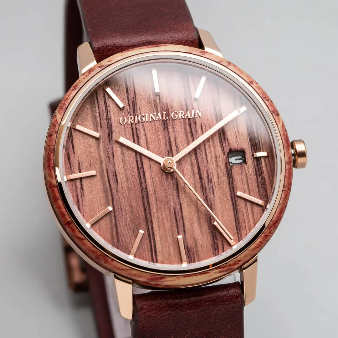 Wine Stained Oak Gold Modern Minimal 36mm sold by Original Grain product image thumbnail 4