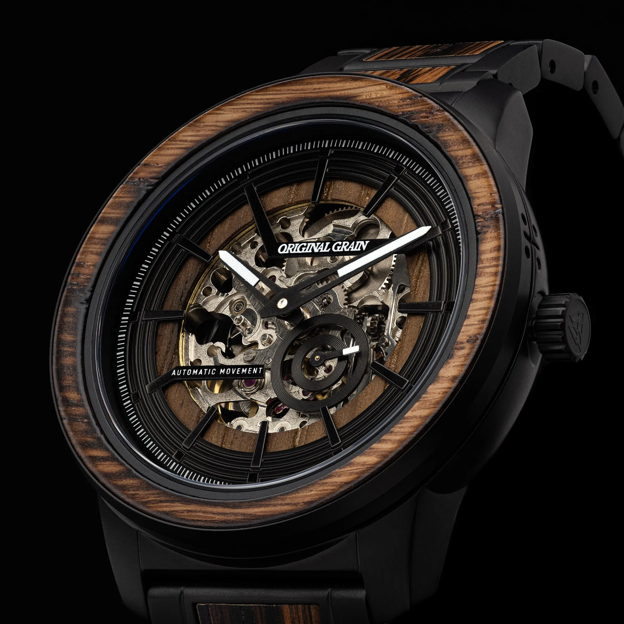 Whiskey Charred Black Barrel Automatic 46mm sold by Original Grain product image thumbnail 4