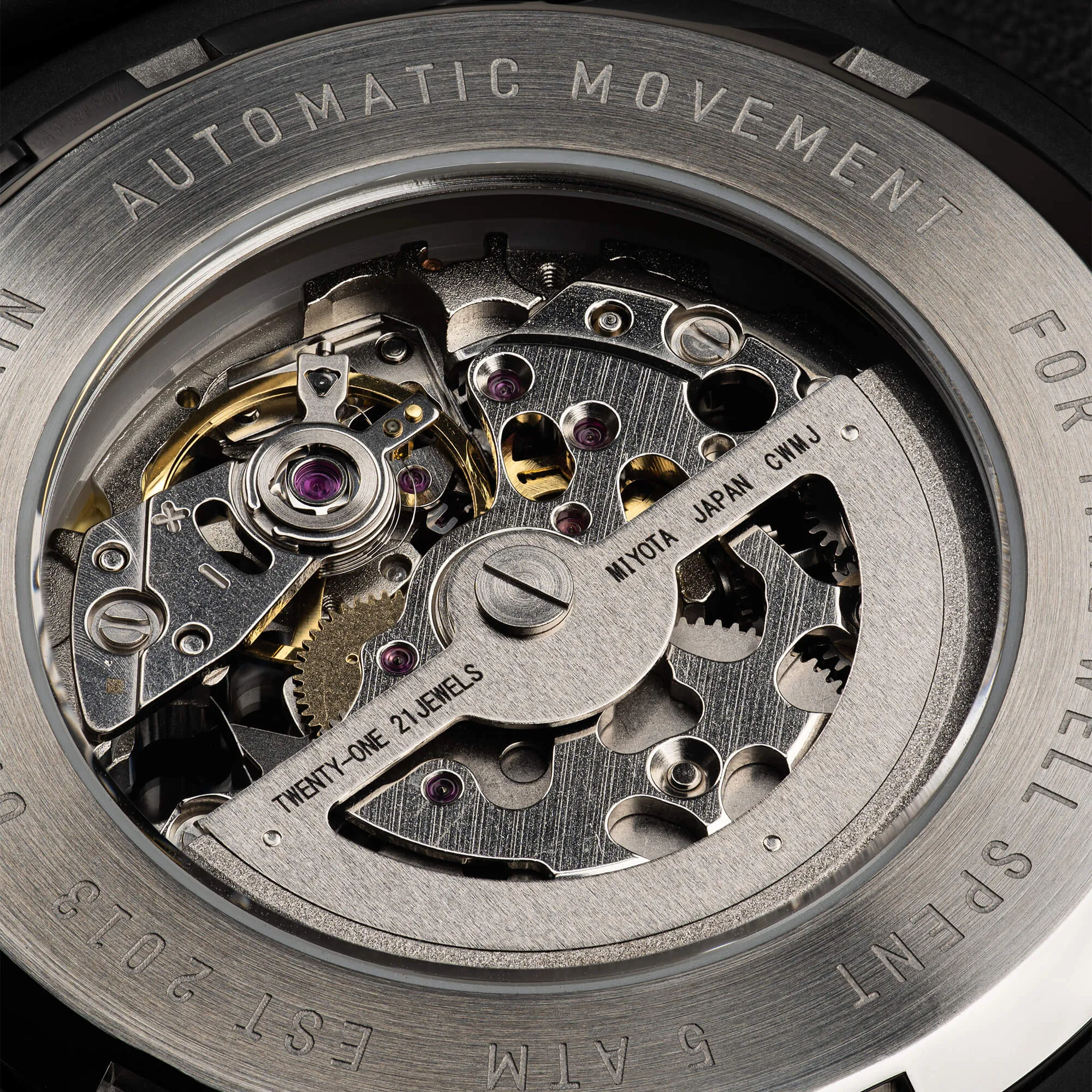 Whiskey Charred Black Barrel Automatic 46mm sold by Original Grain product image thumbnail 5