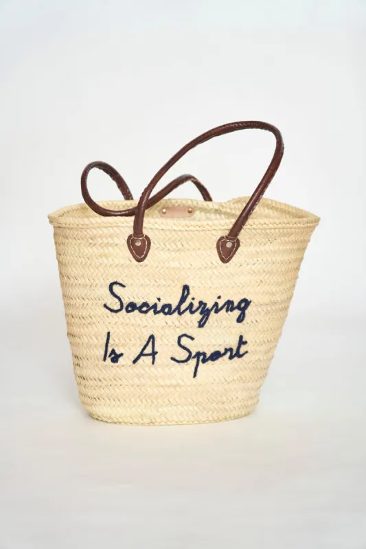 Socializing Is A Sport Tote sold by Byrdie Golf Social Wear