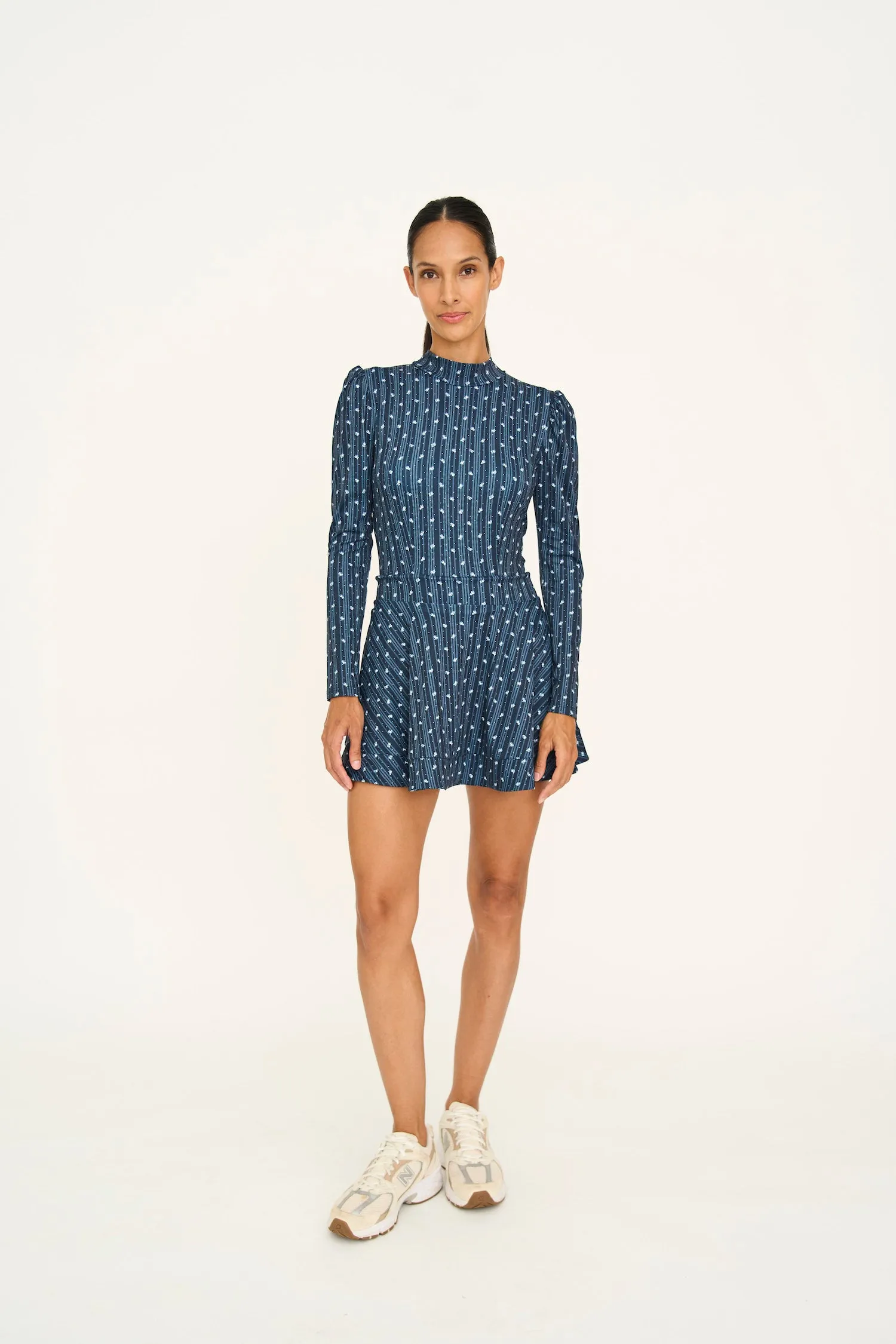 Long Sleeve Montauk Mini Dress sold by Byrdie Golf Social Wear